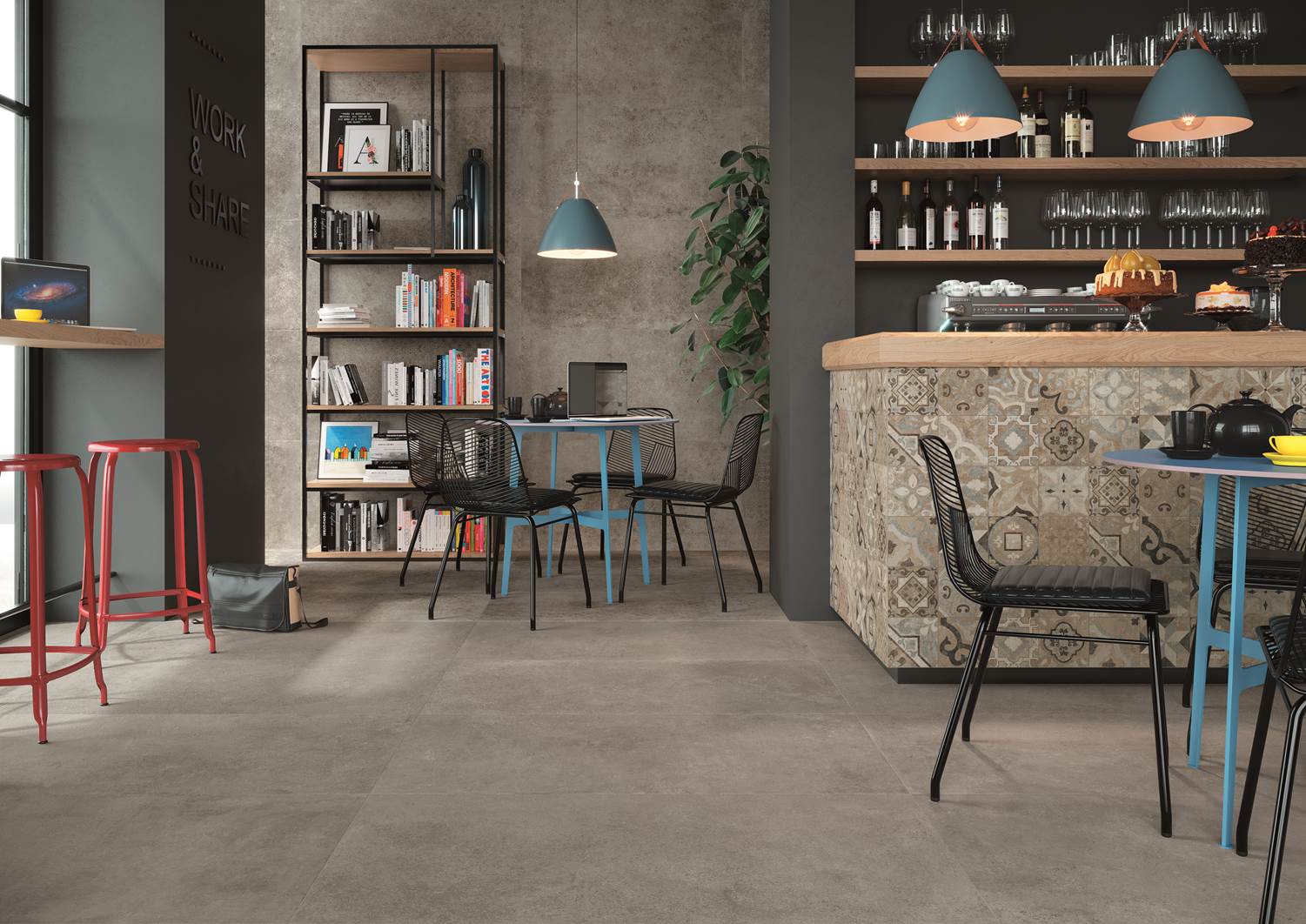 Inspirationen: Fliesen in Beton- und Steinoptik – Beispiel 37
