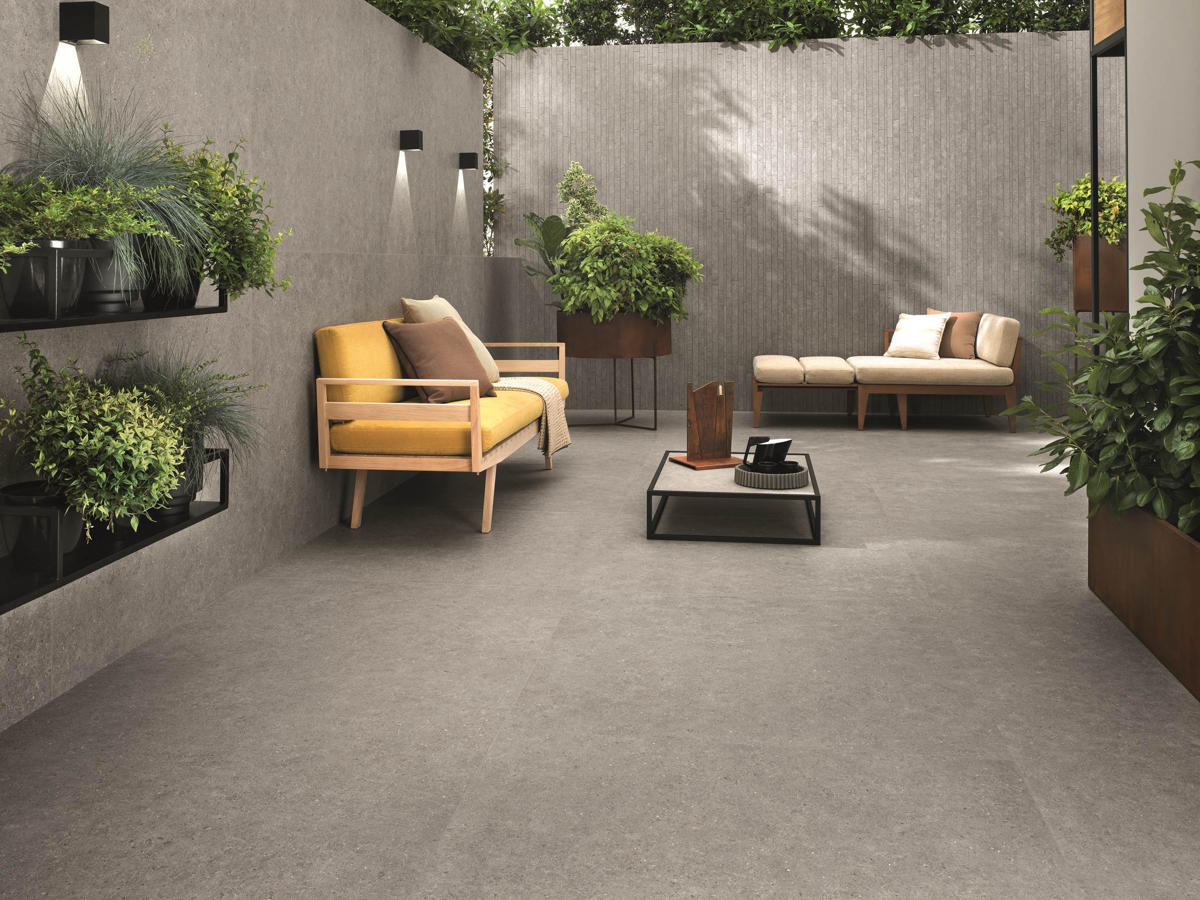 Inspirationen: Fliesen in Beton- und Steinoptik – Beispiel 52