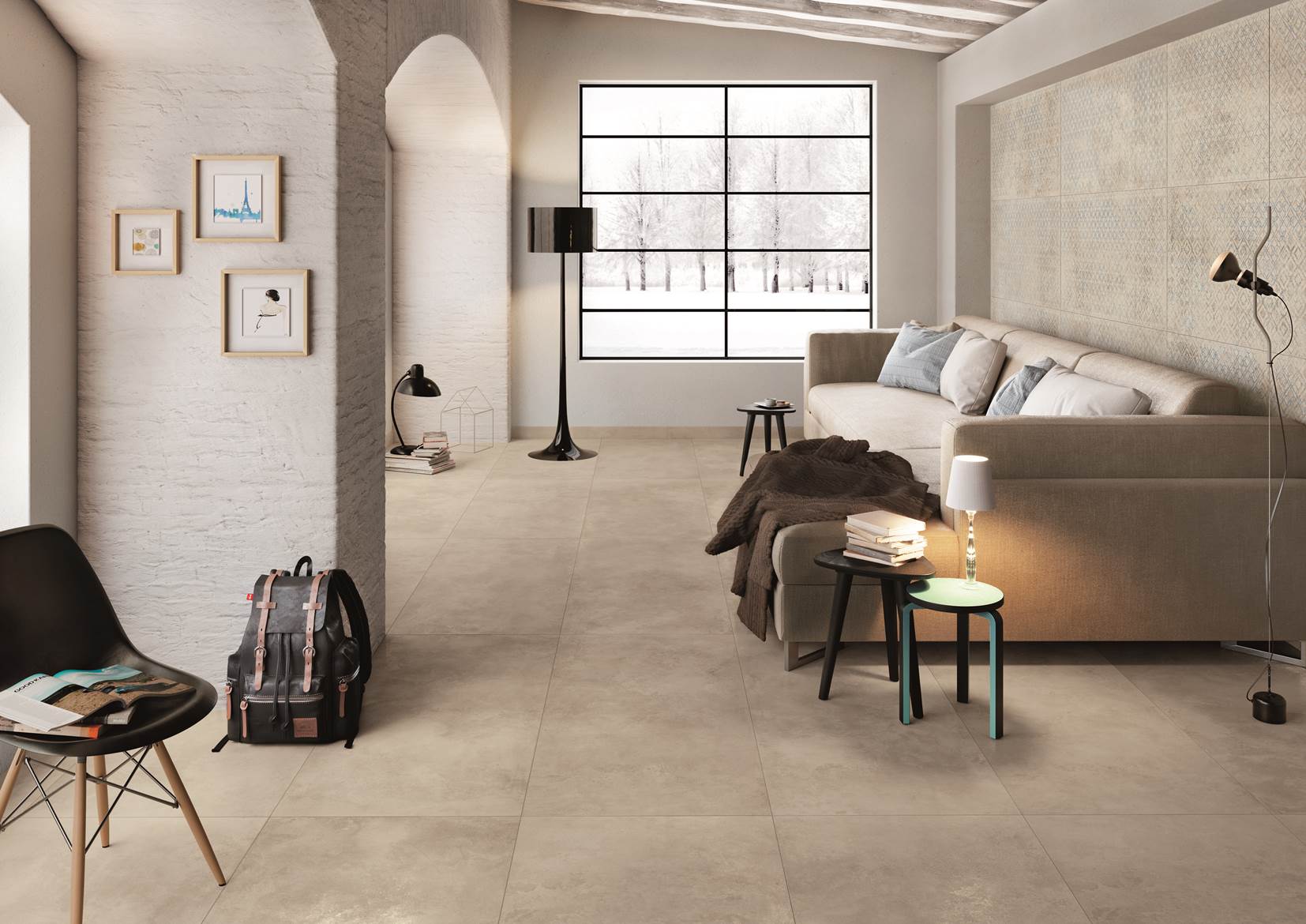 Inspirationen: Fliesen in Beton- und Steinoptik – Beispiel 44