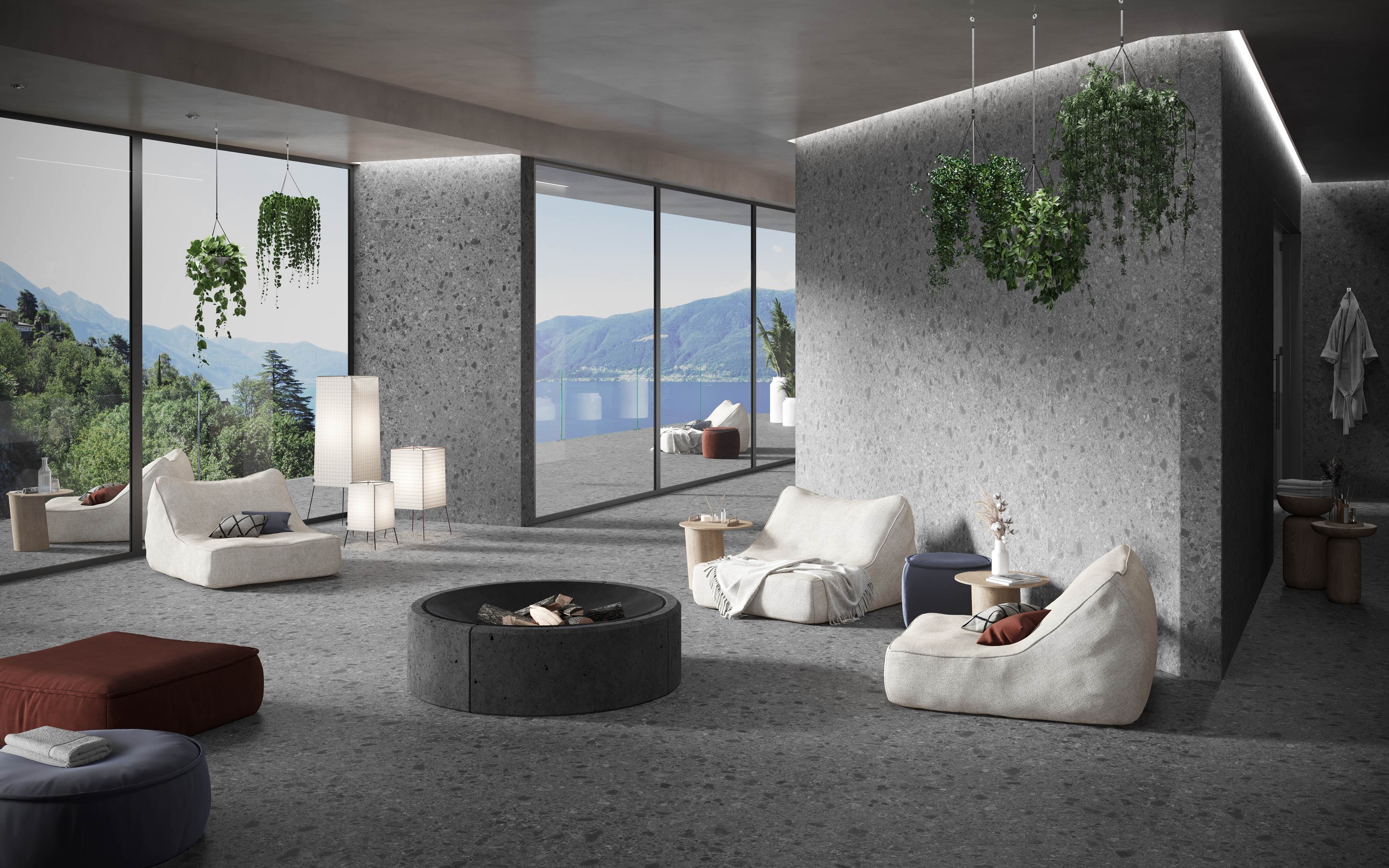 Inspirationen: Fliesen in Beton- und Steinoptik – Beispiel 12