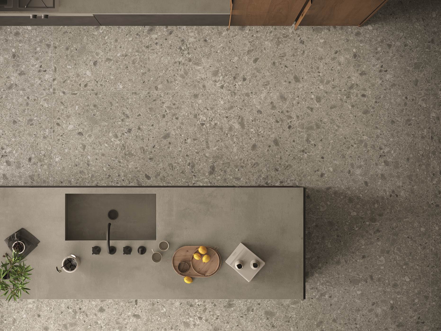 Inspirationen: Fliesen in Beton- und Steinoptik – Beispiel 18