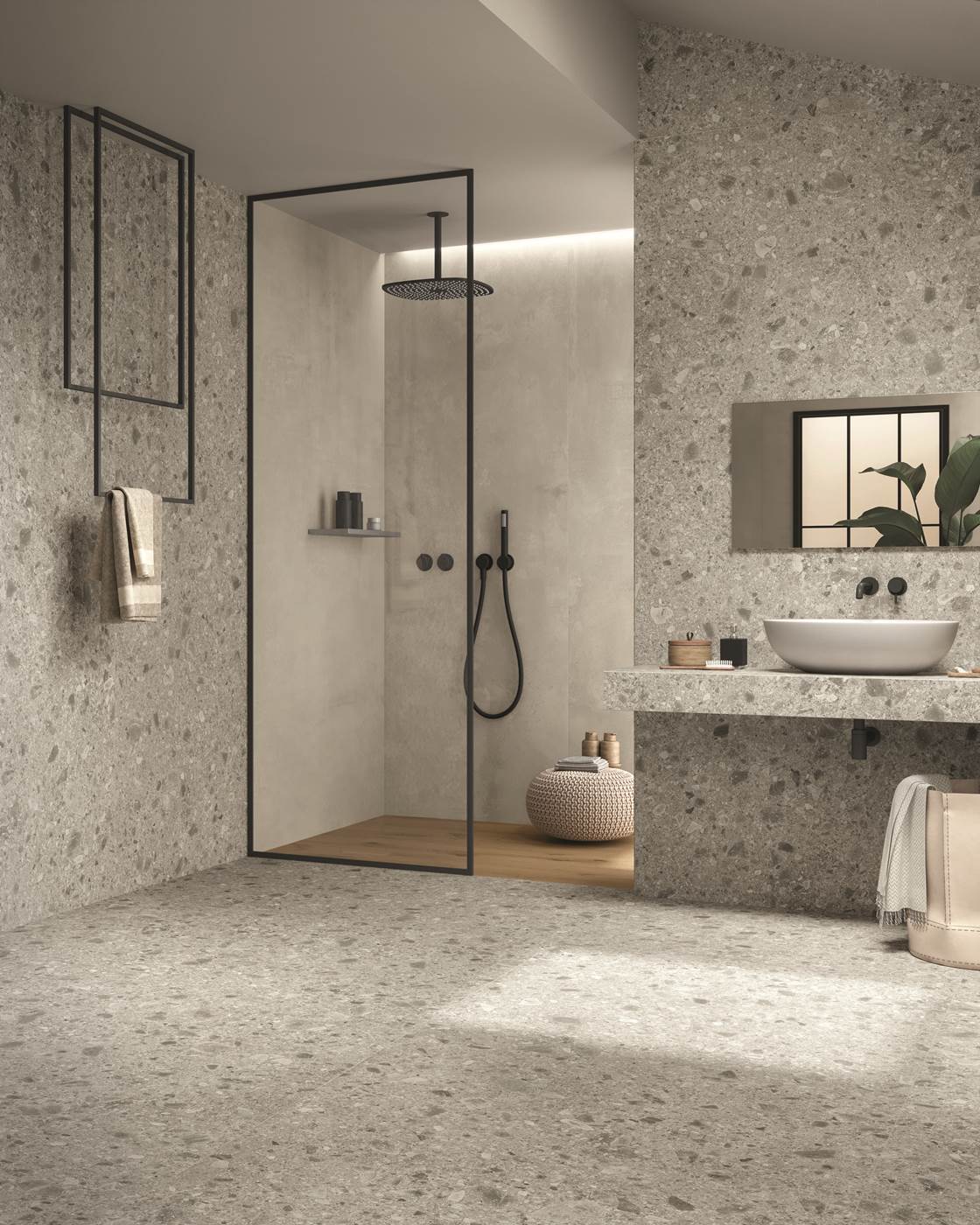 Inspirationen: Fliesen in Beton- und Steinoptik – Beispiel 17