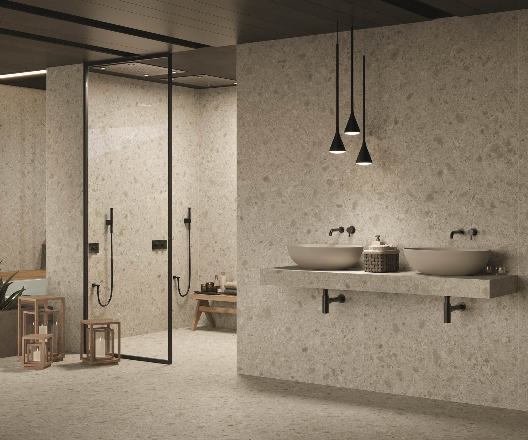 Inspirationen: Fliesen in Beton- und Steinoptik – Beispiel 15