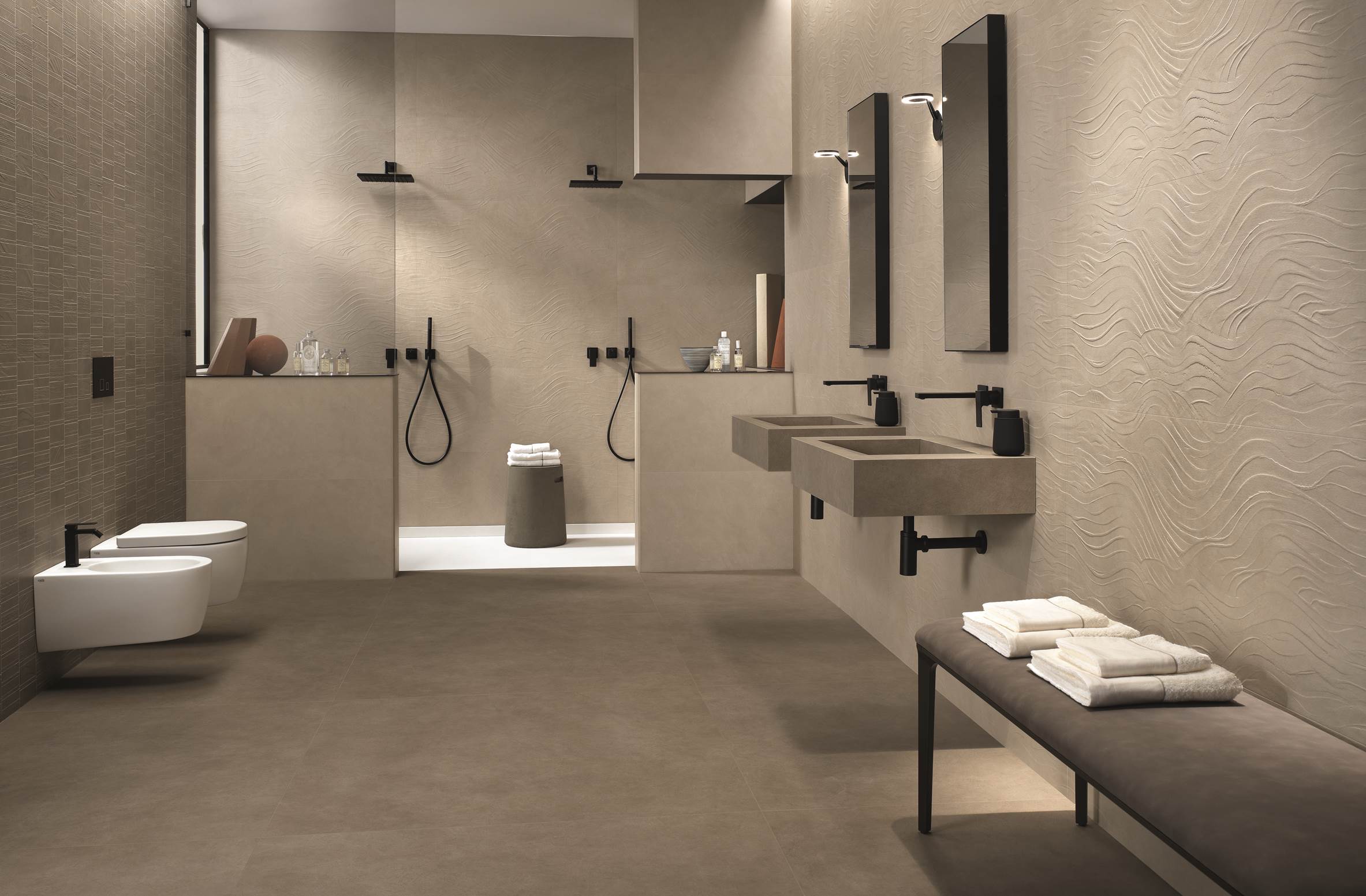 Inspirationen: Fliesen in Beton- und Steinoptik – Beispiel 11