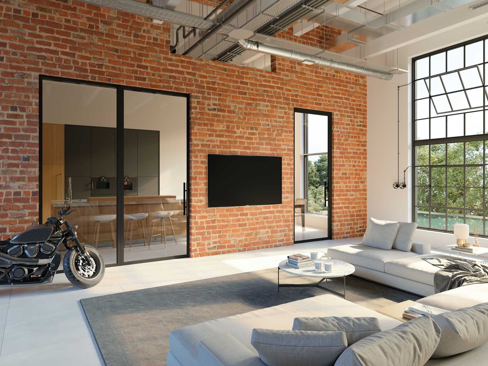 Inspirationen: Loft-Türelemente – Beispiel 16
