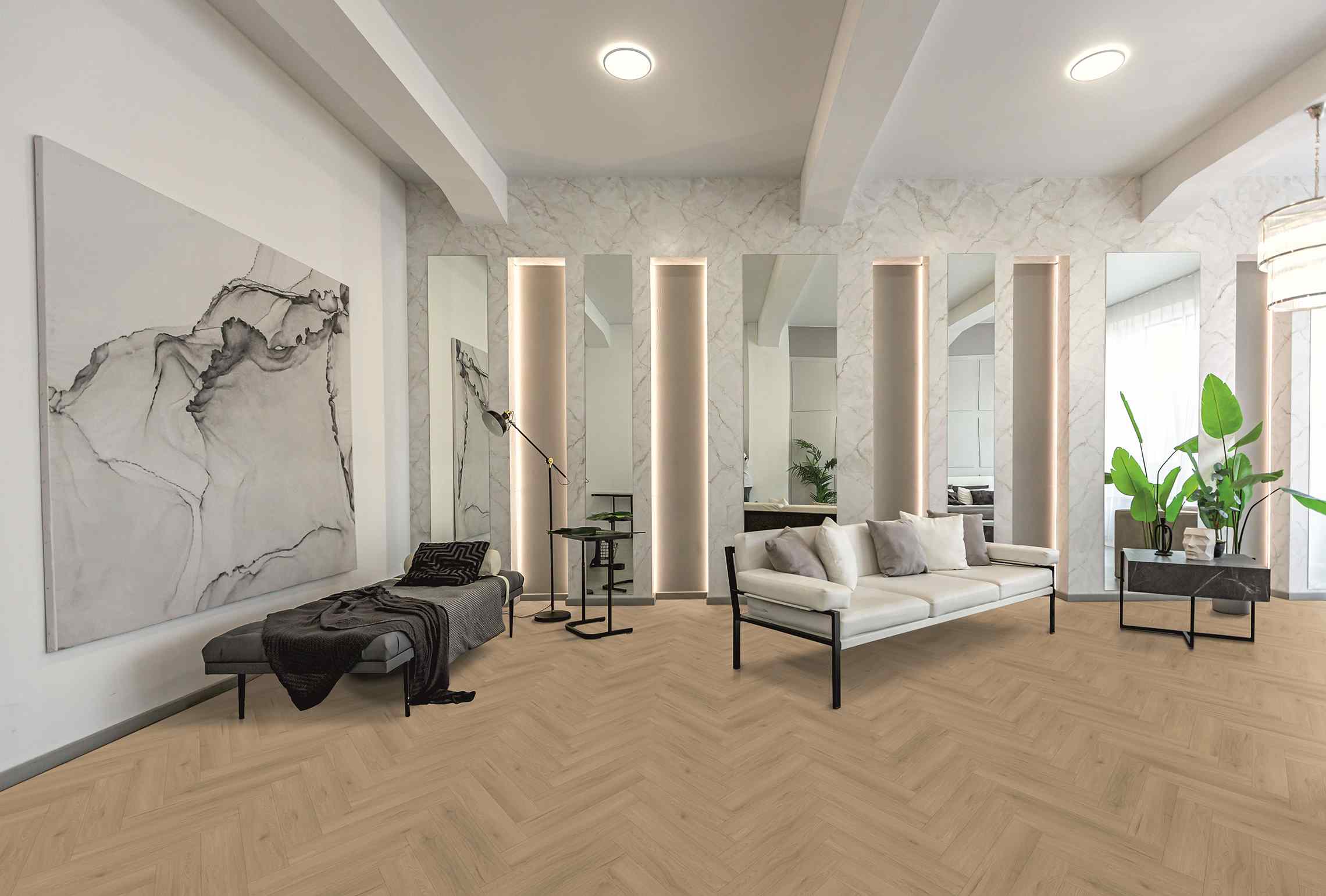 Räume mit Designböden – Beispiel 35