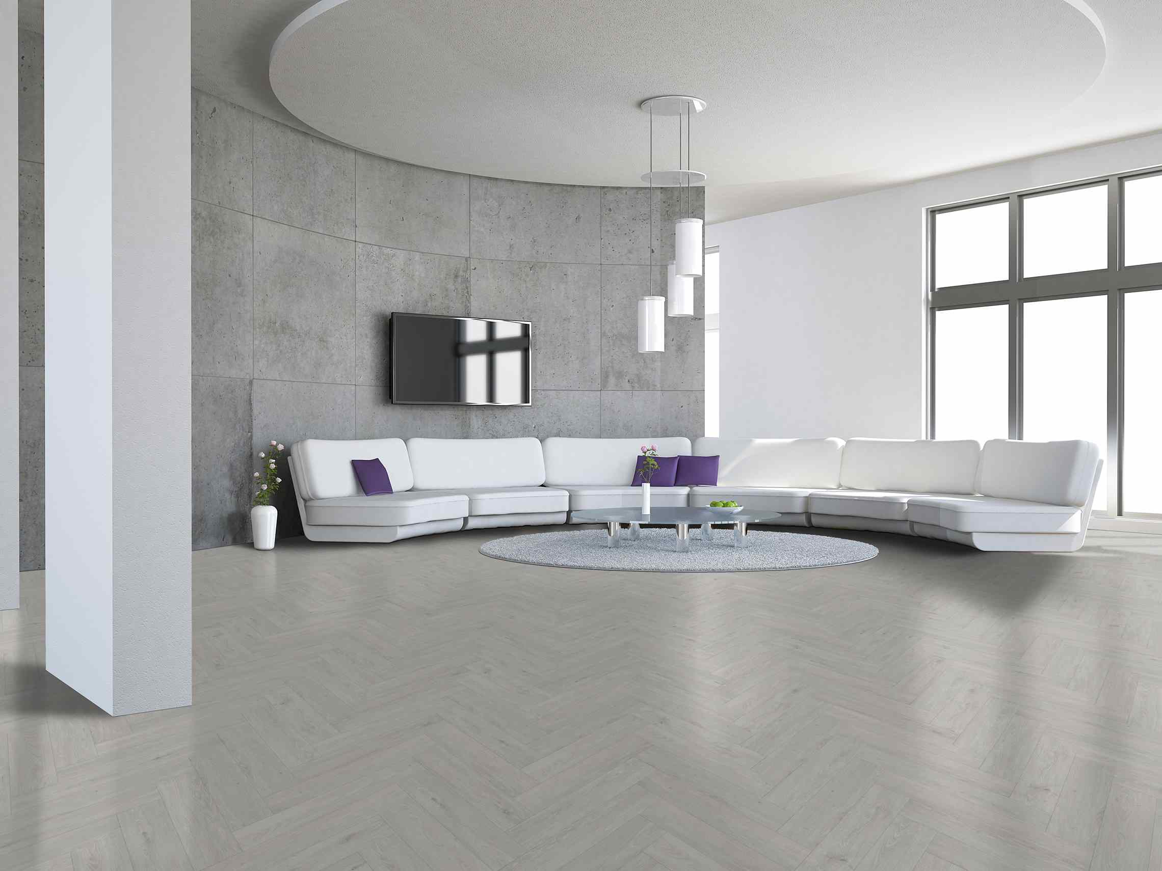 Räume mit Designböden – Beispiel 3