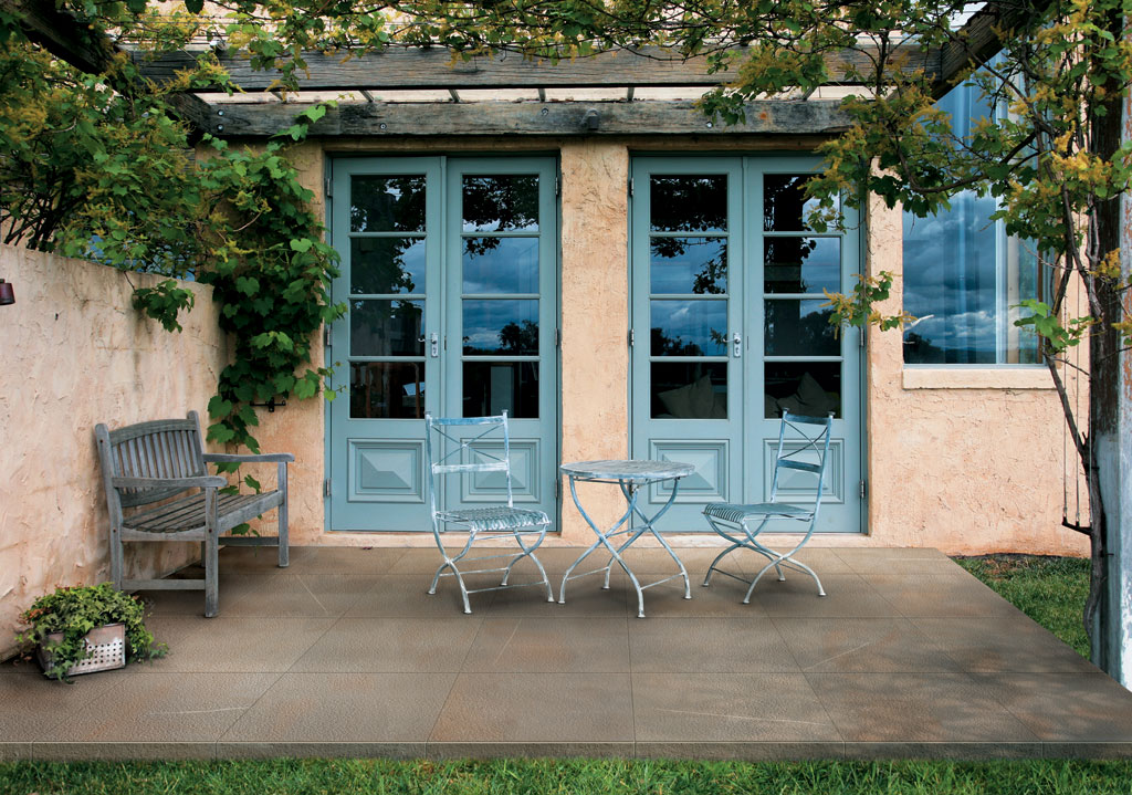 Terrassenplatten Detail